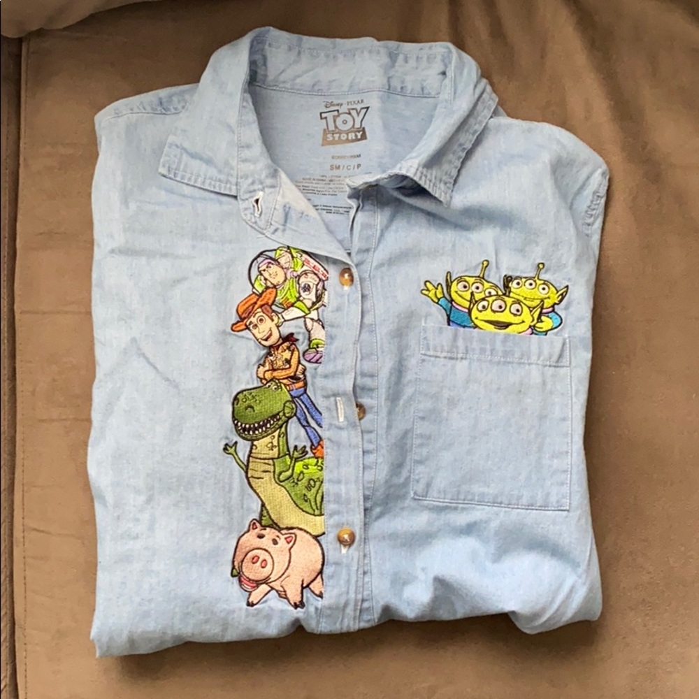 Long Sleeve Toy Story Denim Shirt